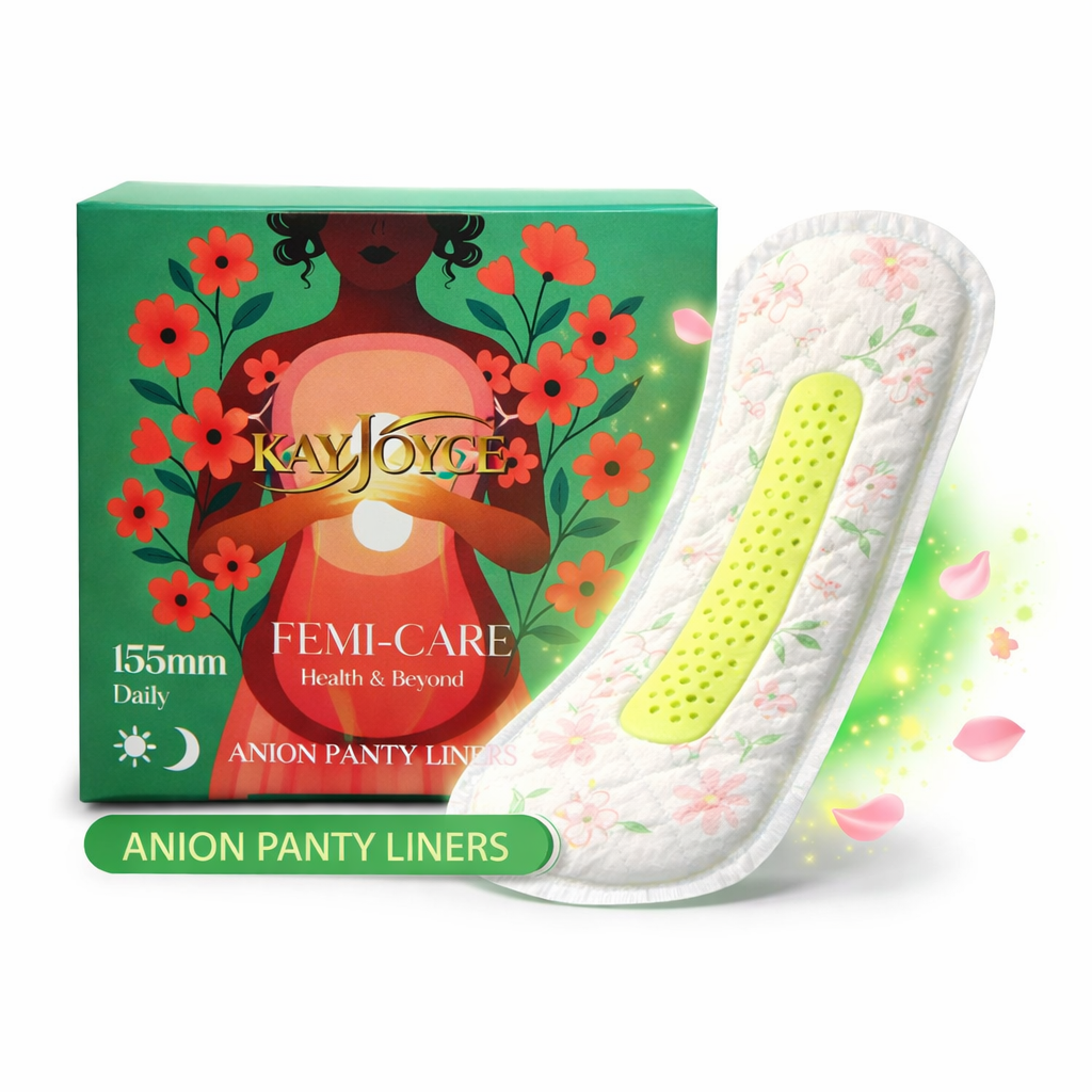 3 unit KayJoyce FEMI-CARE - Protection Quotidienne Anion pour le Bien-Être Féminin 155 mm, 20 almohadillas